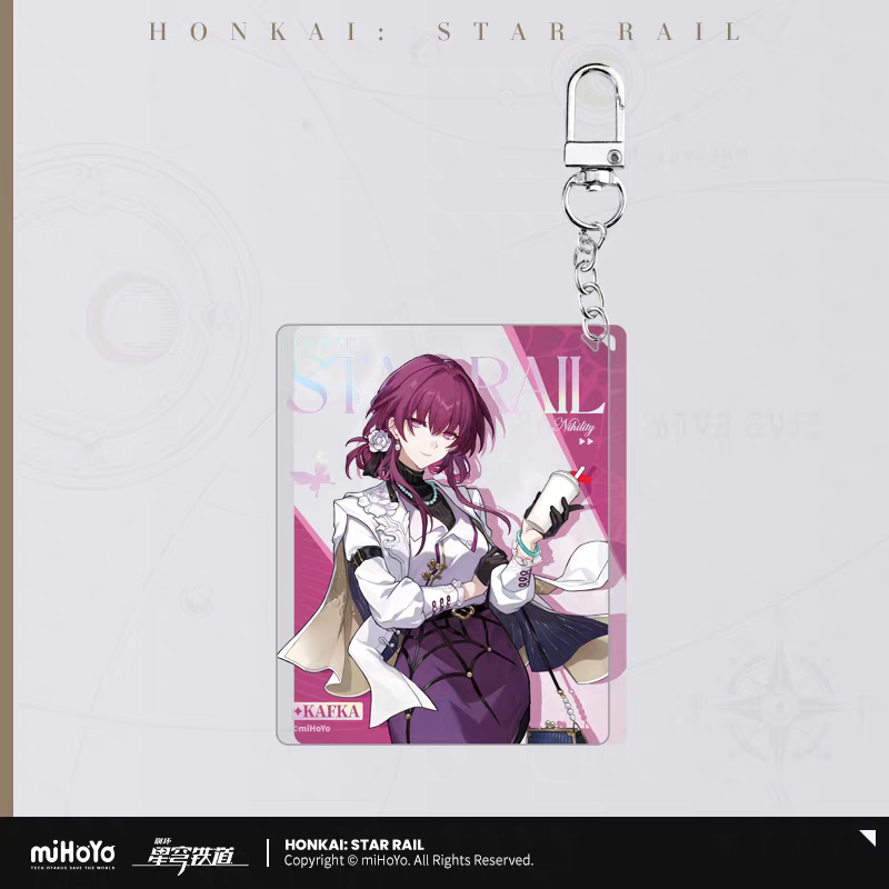 Acrylic keychain [Honkai: Star Rail] - Train Travel Series - Goodme Collab General Sale