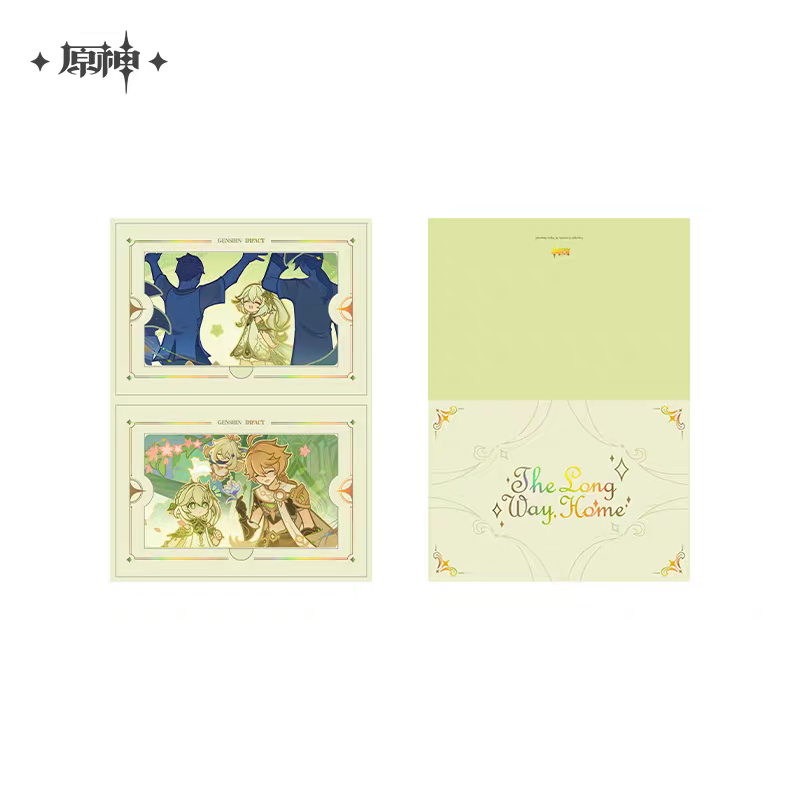 Badge et Set de Cartes [Genshin Impact] - The Long Way Home Photo Series