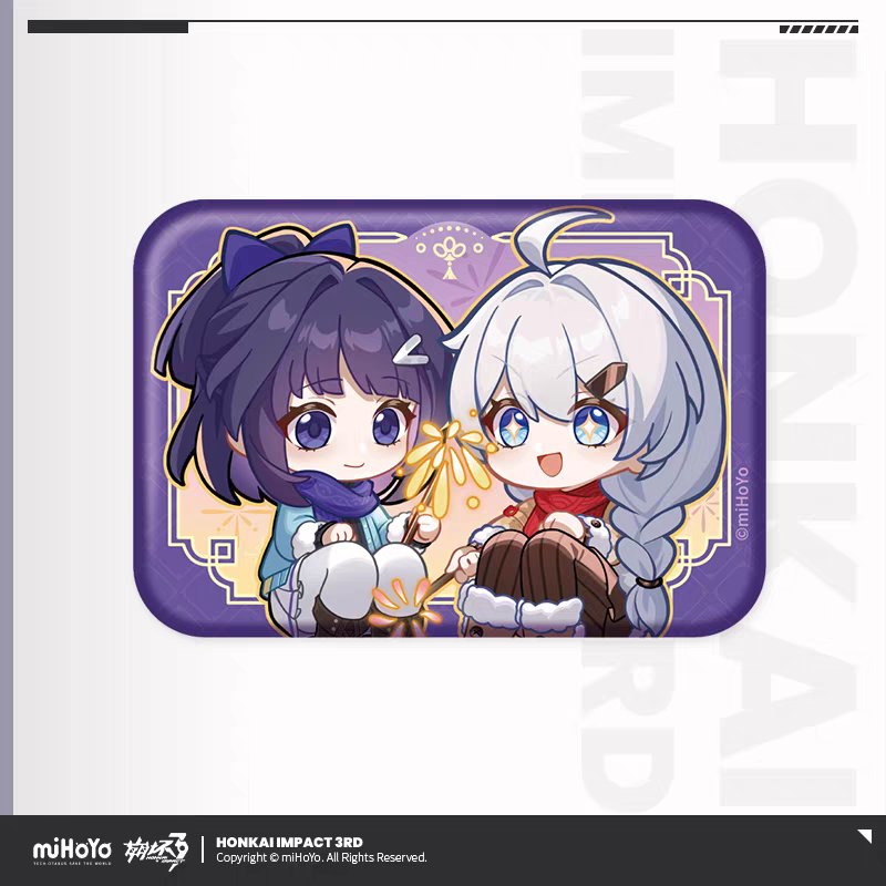 Badge [Honkai Impact 3rd] - Mei et Kiana - New Year's Eve Adventure Series