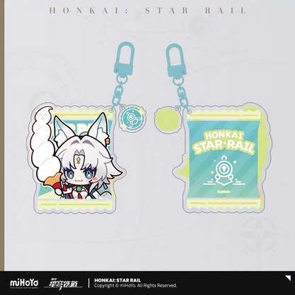 Acrylic keychain [Honkai: Star Rail] - Train Travel Series - KFC Collab General Sale