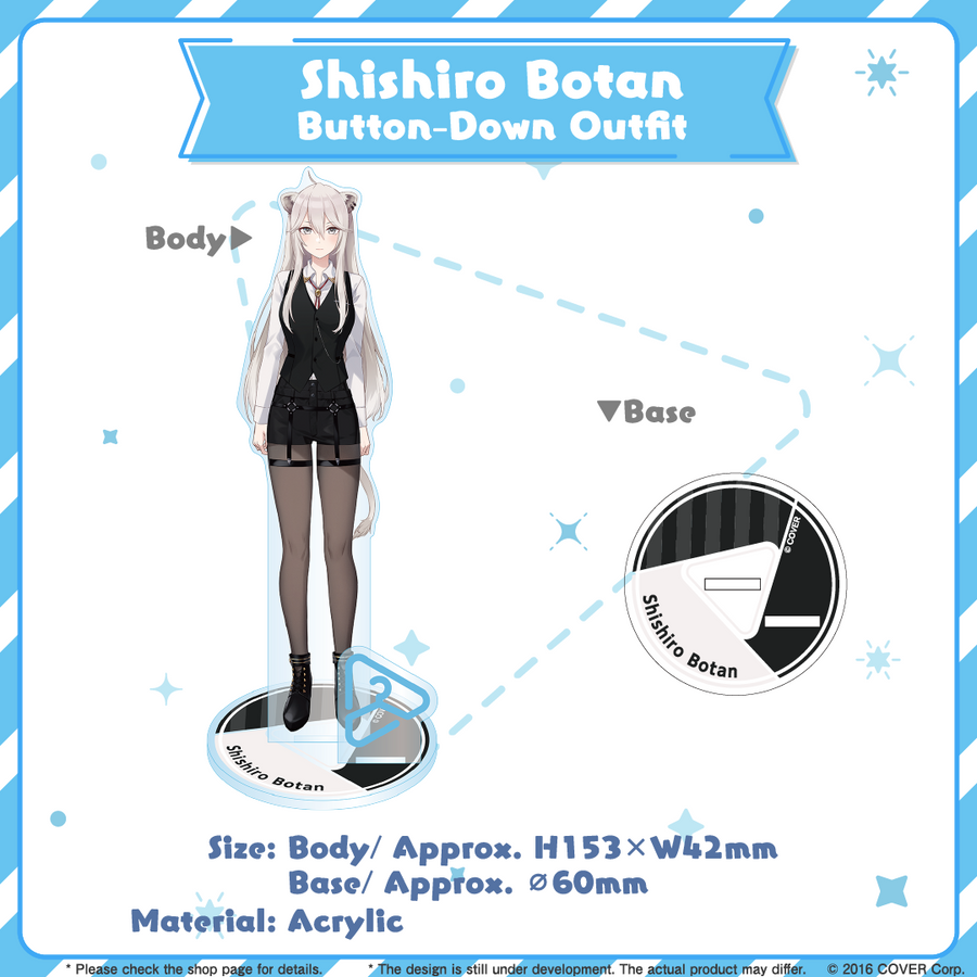 Acrylic Stand [Hololive Production] Shishiro Botan Button-Down  Outfit ver. - hololive closet