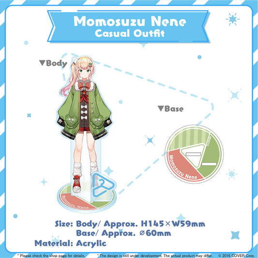 Acrylic Stand [Hololive Production] Momosuzu Nene Casual Outfit ver. - hololive closet