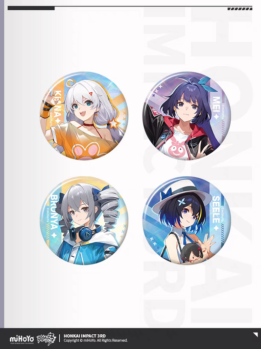 Badge [Honkai Impact 3rd] - Summer Carnival 2023 SHANGHAI (plusieurs modèles)