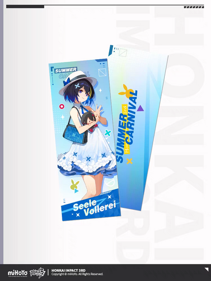 Ticket Laser de Collection [Honkai Impact 3rd] - Summer Carnival 2023 SHANGHAI (plusieurs modèles)