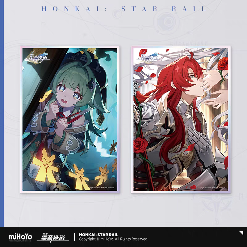 Acrylic Shikishi [Honkai: Star Rail] - Cônes Lumineux vol.5 (plusieurs modèles)