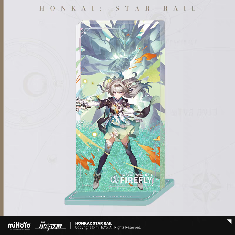 Acrylic Glitter Block standee [Honkai: Star Rail] - SAM / Firefly / Hotaru / Luciole - Character Portrait Series