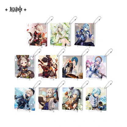 Acrylic strap / coaster avec standee [Genshin Impact] Fateful Day series vol.4 (Plusieurs modèles)