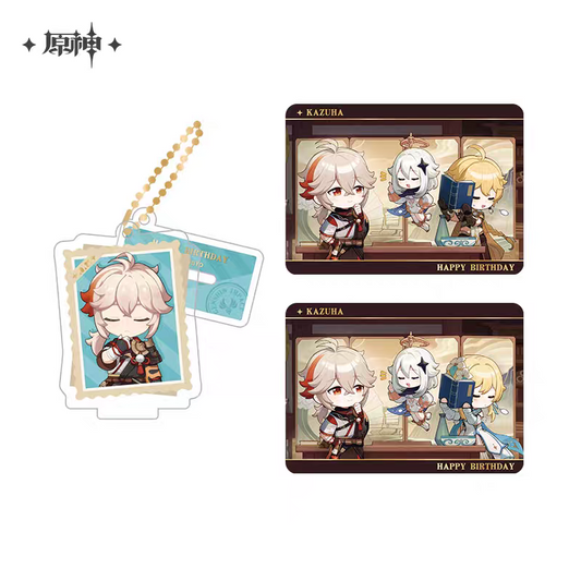 Acrylic Strap Standee Set [Genshin Impact] - Kazuha - Photos of a Good Time series