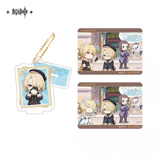 Acrylic Strap Standee Set [Genshin Impact] - Freminet - Photos of a Good Time series