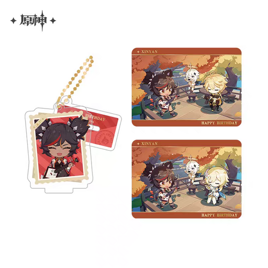 Acrylic Strap Standee Set [Genshin Impact] - Xinyan - Photos of a Good Time series