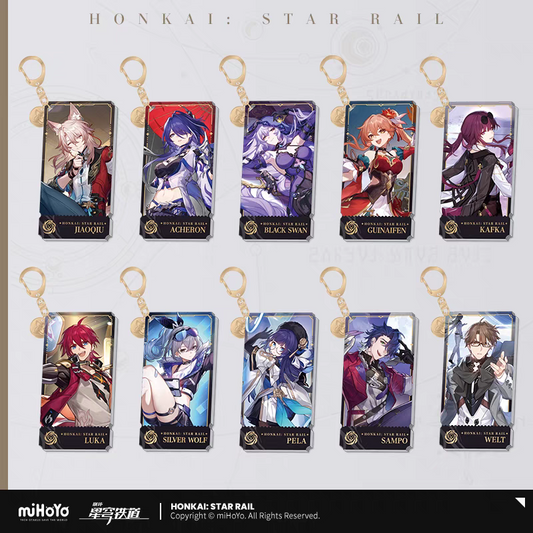 Strap Acrylic [Honkai: Star Rail] - Character - Path of the Nihility (plusieurs modèles)