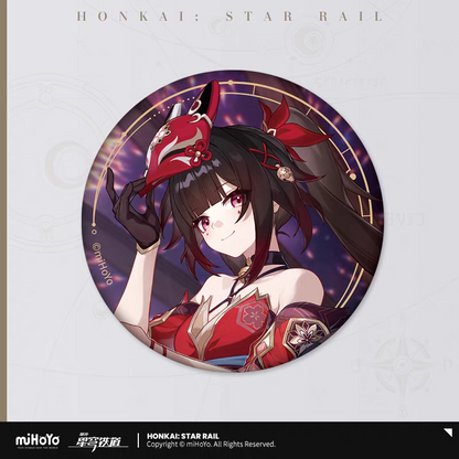 Badge Glow In The Dark [Honkai: Star Rail] - Stellar Invitation series vol.3 (plusieurs modèles)