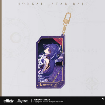 Strap Glitter Acrylic Glow In The Dark [Honkai: Star Rail] - Stellar Invitation series vol.3 (plusieurs modèles)