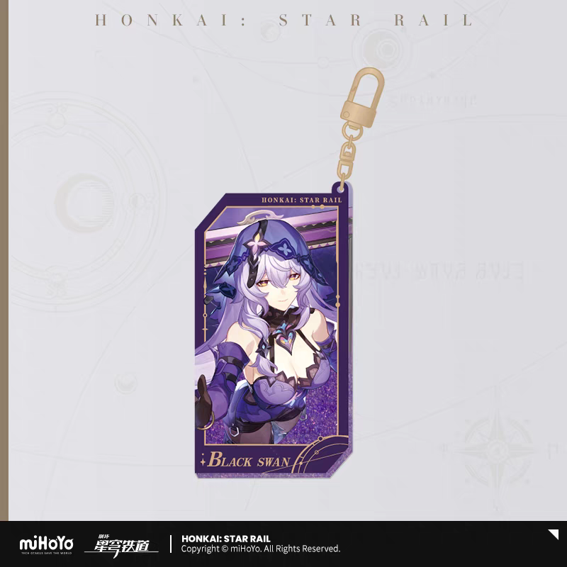 Strap Glitter Acrylic Glow In The Dark [Honkai: Star Rail] - Stellar Invitation series vol.3 (plusieurs modèles)