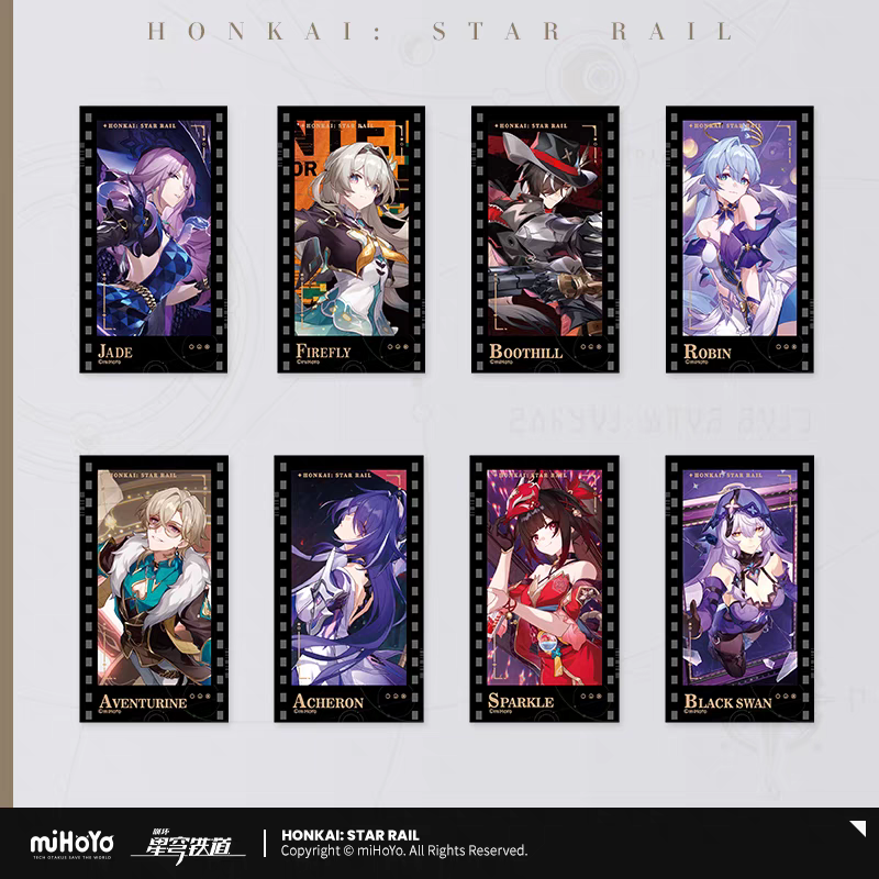 Carte Film Négatif [Honkai: Star Rail] - Stellar Invitation series vol.3 (plusieurs modèles)