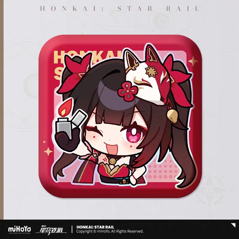 Badge [Honkai: Star Rail] - Série Emoticônes / Sticker vol.3 (plusieurs modèles)