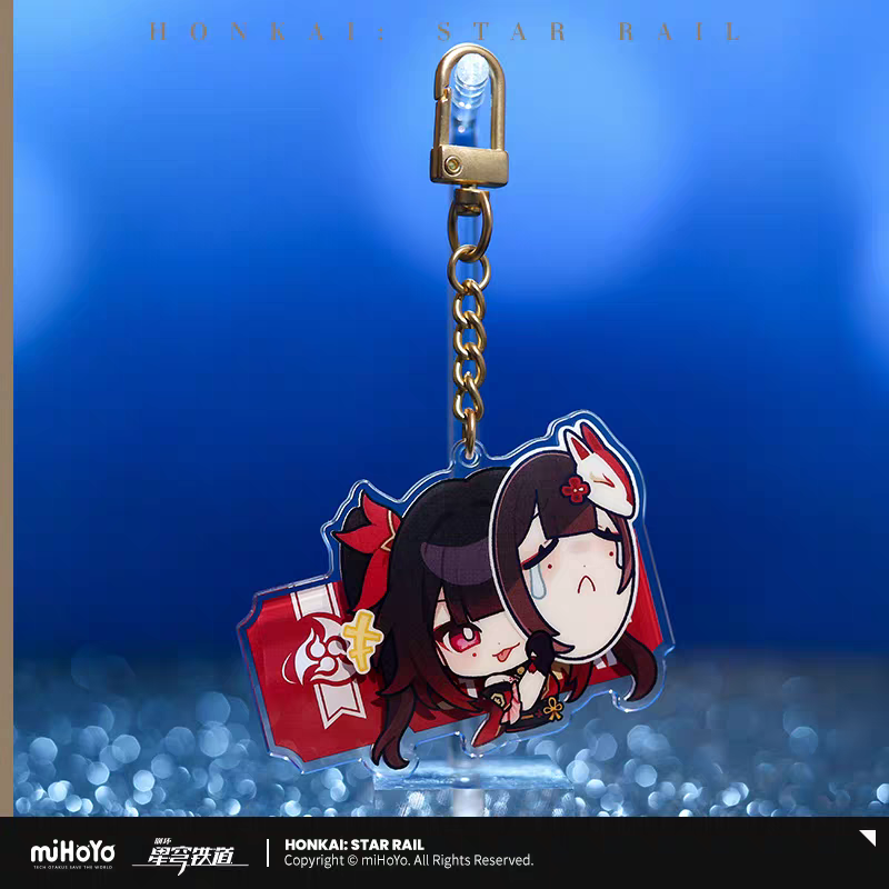 Acrylic Strap [Honkai: Star Rail] - Série Emoticônes / Sticker vol.2 (plusieurs modèles)