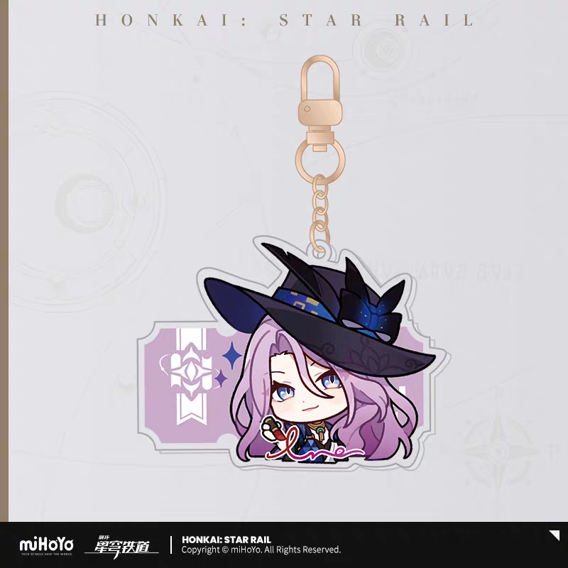 Acrylic Strap [Honkai: Star Rail] - Série Emoticônes / Sticker vol.2 (plusieurs modèles)