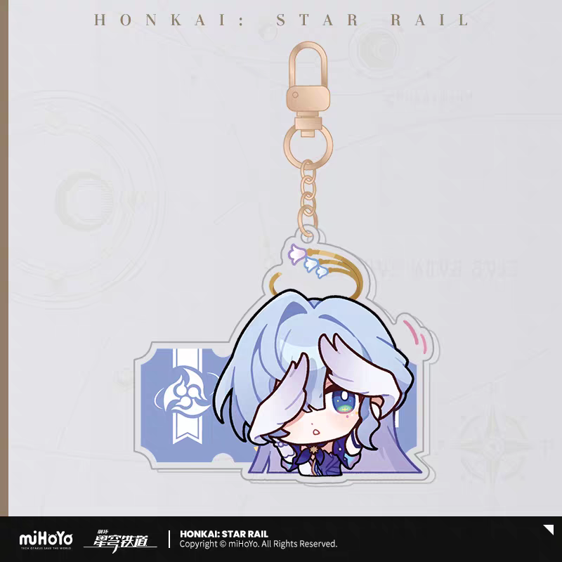 Acrylic Strap [Honkai: Star Rail] - Série Emoticônes / Sticker vol.2 (plusieurs modèles)