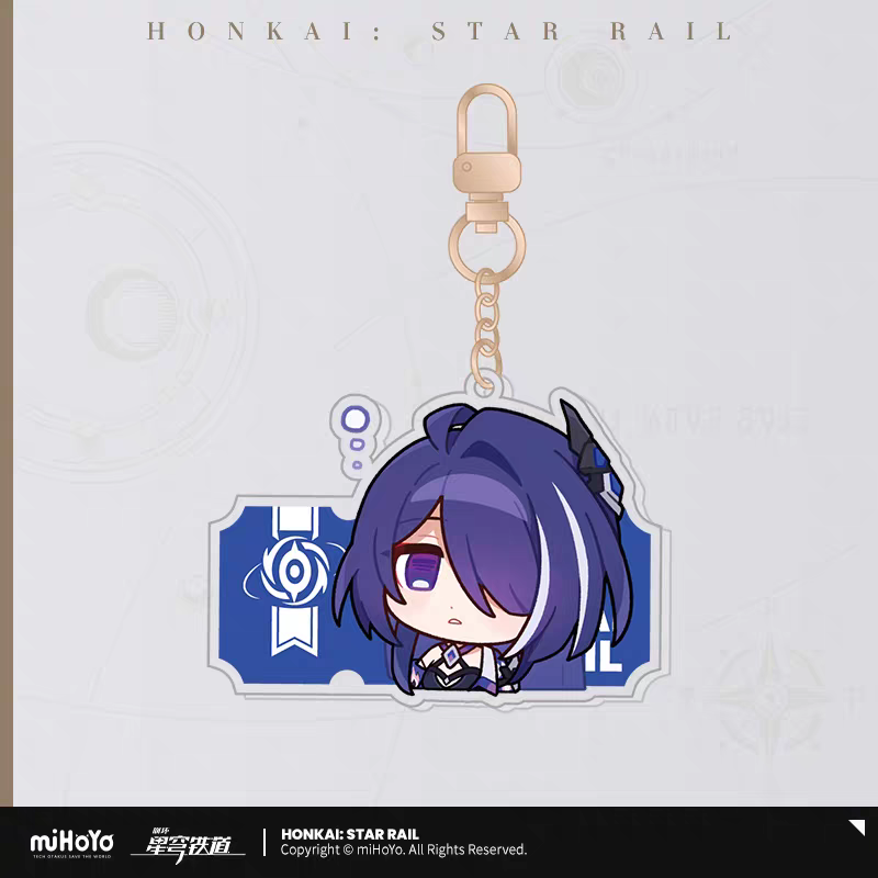 Acrylic Strap [Honkai: Star Rail] - Série Emoticônes / Sticker vol.2 (plusieurs modèles)