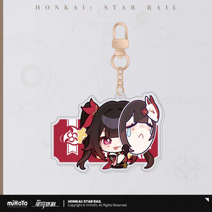 Acrylic Strap [Honkai: Star Rail] - Série Emoticônes / Sticker vol.2 (plusieurs modèles)