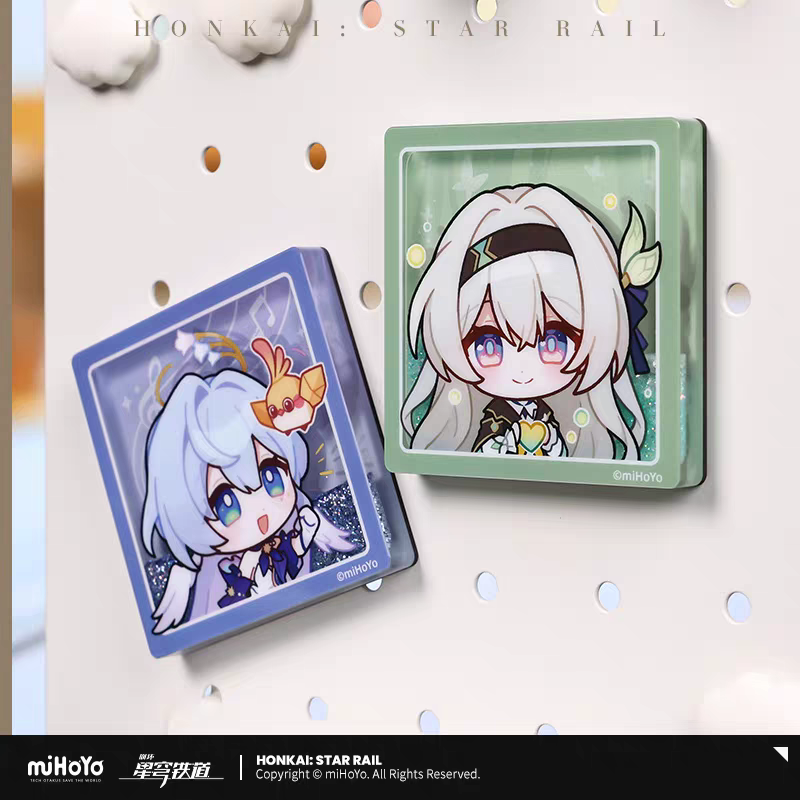 Glitter Fridge Magnet [Honkai: Star Rail] - Série Emoticônes / Sticker vol.2 (plusieurs modèles)