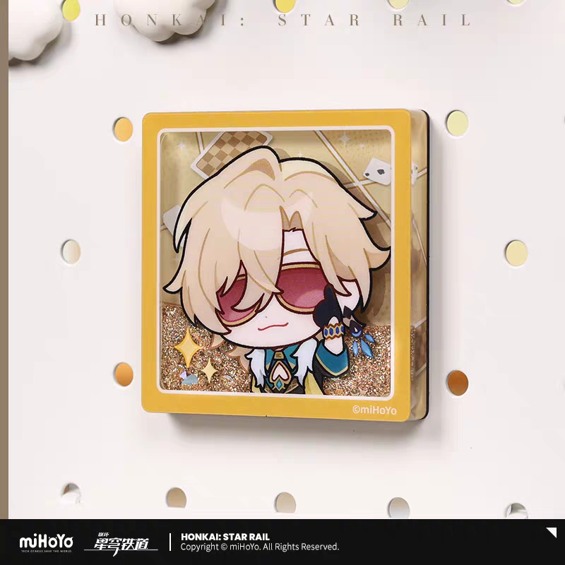 Glitter Fridge Magnet [Honkai: Star Rail] - Série Emoticônes / Sticker vol.2 (plusieurs modèles)