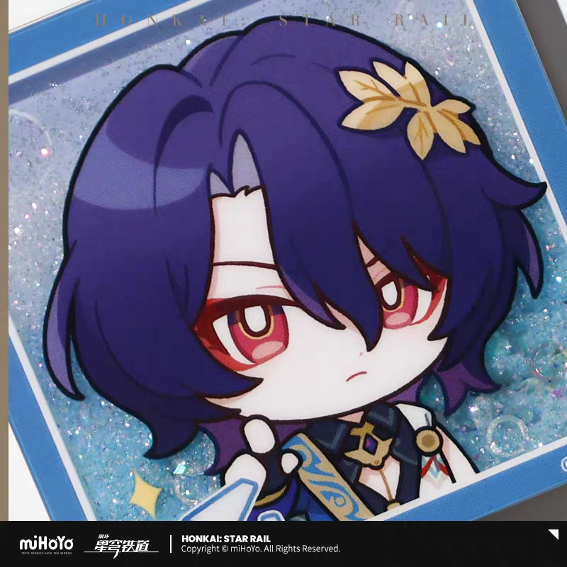 Glitter Fridge Magnet [Honkai: Star Rail] - Série Emoticônes / Sticker vol.2 (plusieurs modèles)