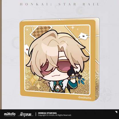 Glitter Fridge Magnet [Honkai: Star Rail] - Série Emoticônes / Sticker vol.2 (plusieurs modèles)