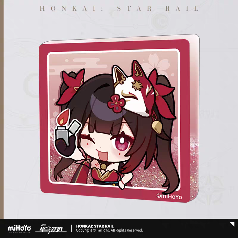 Glitter Fridge Magnet [Honkai: Star Rail] - Série Emoticônes / Sticker vol.2 (plusieurs modèles)