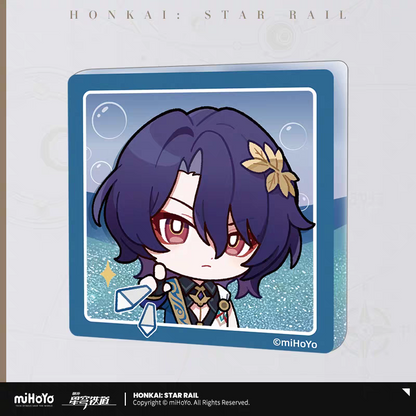 Glitter Fridge Magnet [Honkai: Star Rail] - Série Emoticônes / Sticker vol.2 (plusieurs modèles)