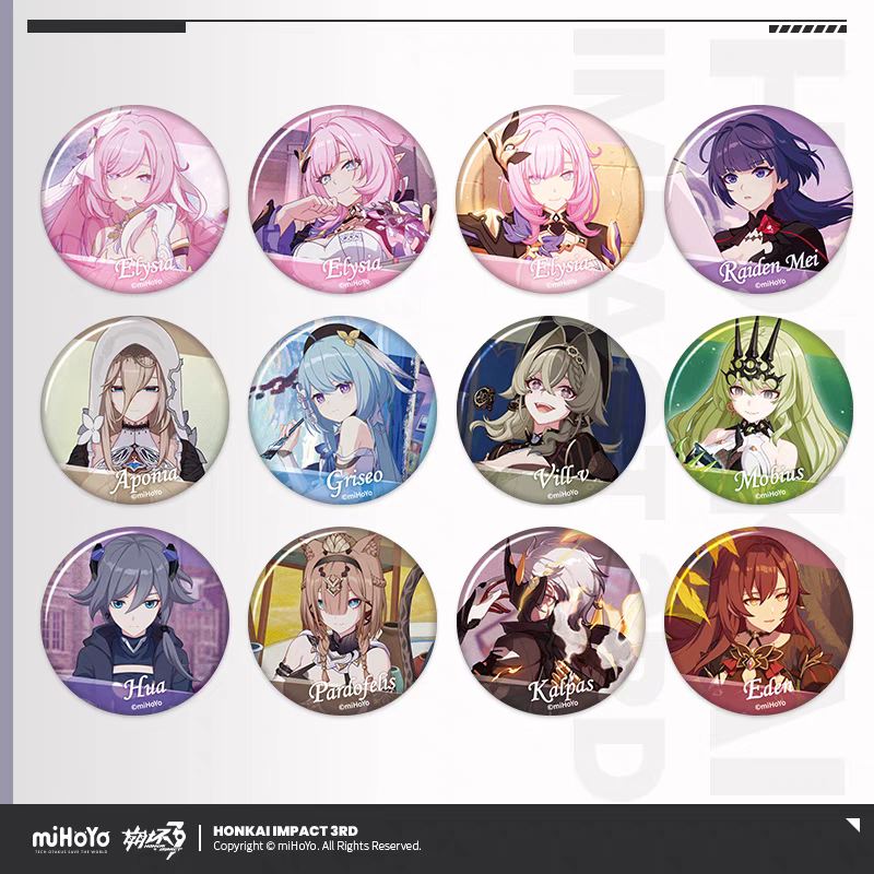 Badge [Honkai Impact 3rd] - CG series vol 1 (aléatoire)