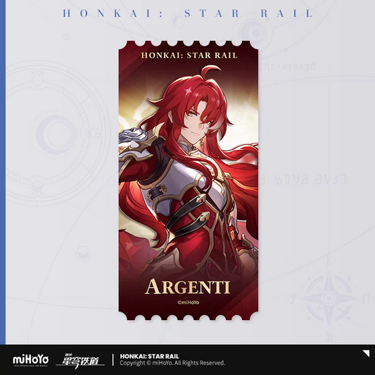 Carte Commemorative Laser [Honkai: Star Rail] - Argenti - Limited