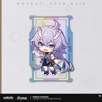 Carte Laser [Honkai: Star Rail] - Chibi Train Travel series