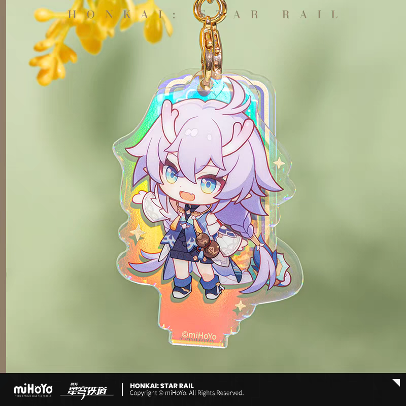 Acrylic Stand Strap [Honkai: Star Rail] - Chibi Train Travel series