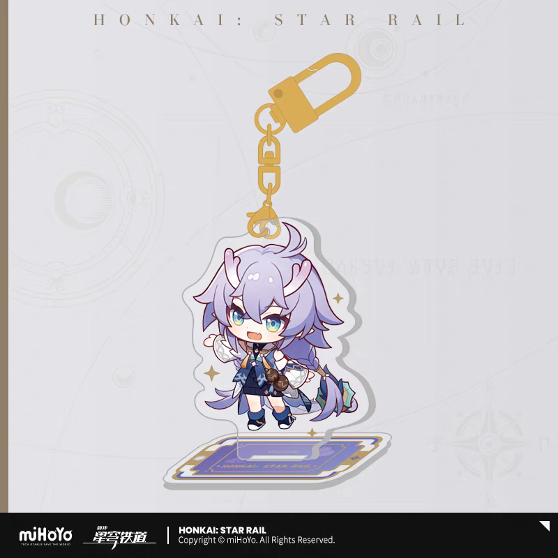 Acrylic Stand Strap [Honkai: Star Rail] - Chibi Train Travel series