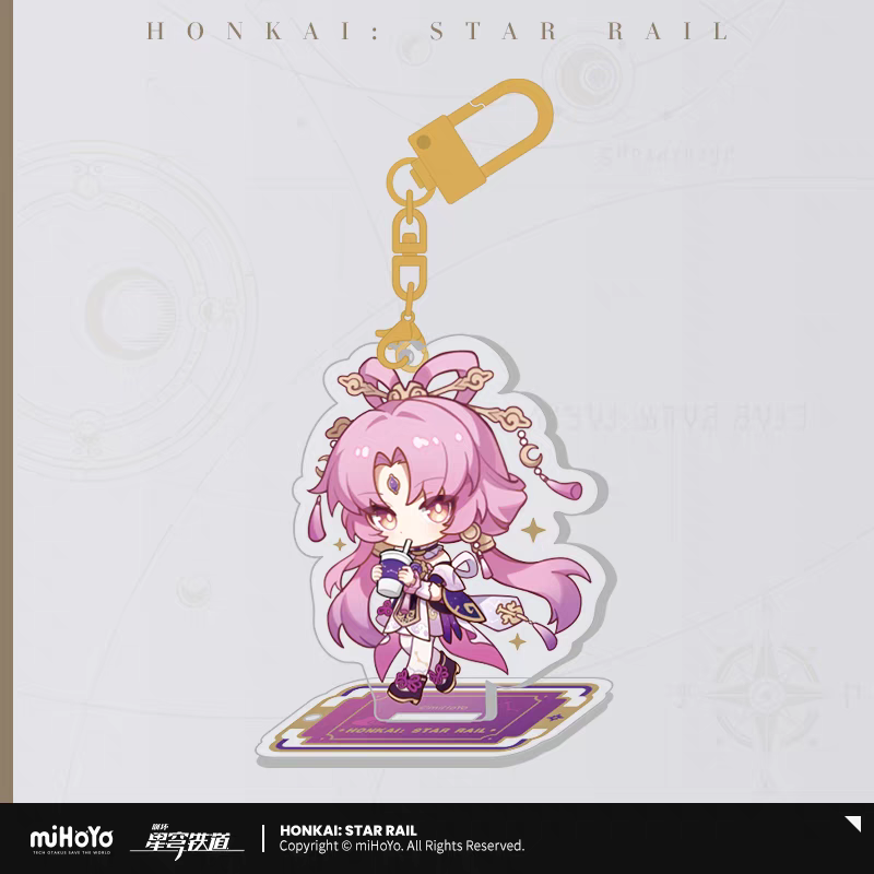 Acrylic Stand Strap [Honkai: Star Rail] - Chibi Train Travel series