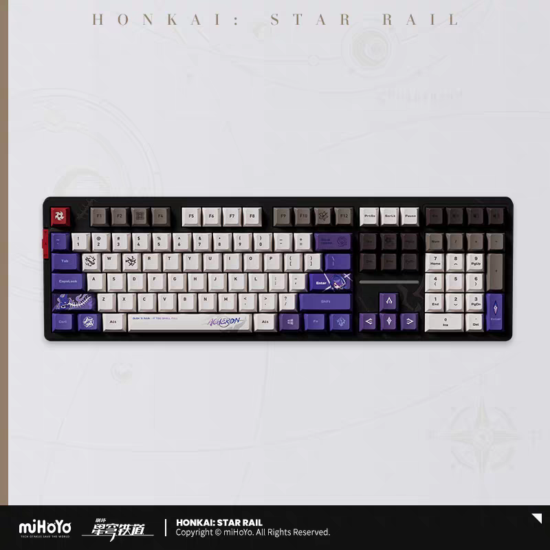 Clavier Mecanique Wireless QWERTY 108 et 87 touches [Honkai: Star Rail] Acheron Impression