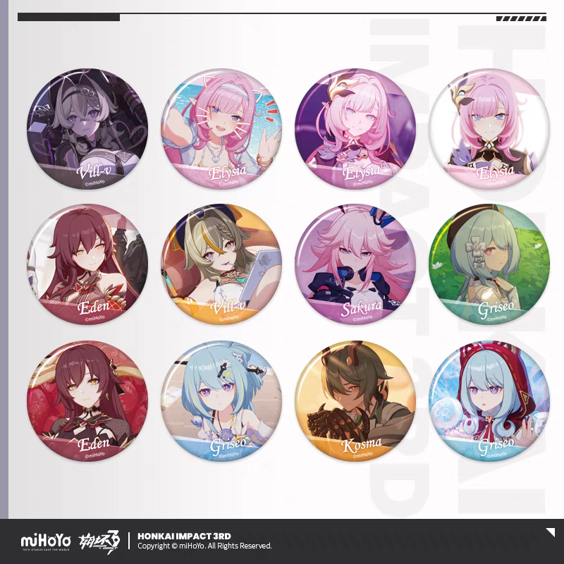 Badge [Honkai Impact 3rd] - CG series vol 4 (aléatoire)