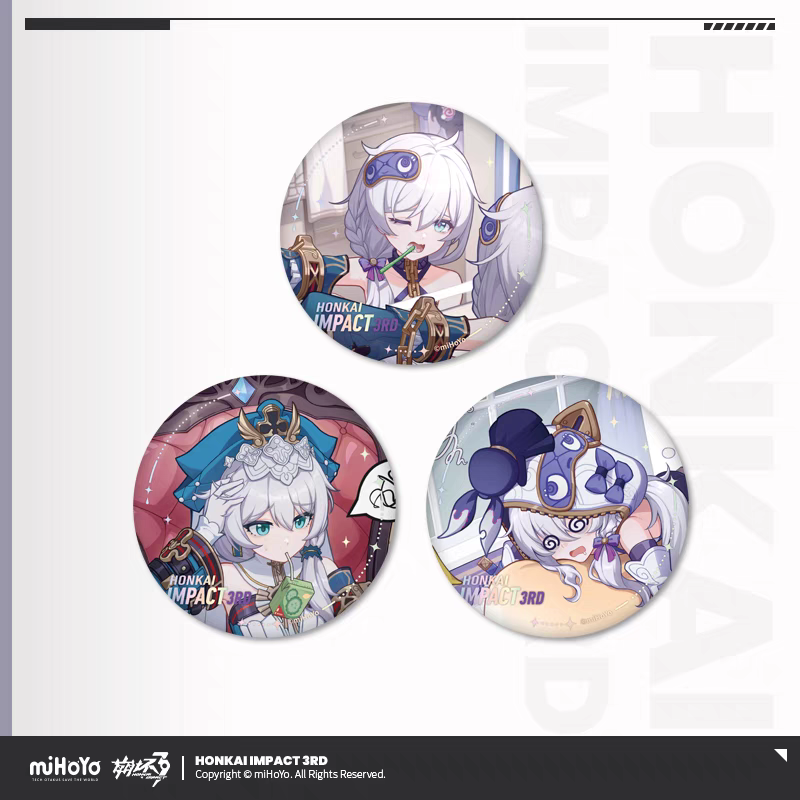 Set de 3 Badge [Honkai Impact 3rd] - Part 2 Stigmata Series - "Theresa": Day after Day