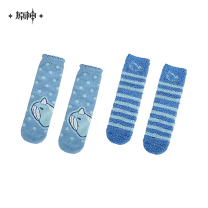 Chaussettes en Peluches (Set de 2 Paires) [Genshin Impact] - House of Hearth Winter Series