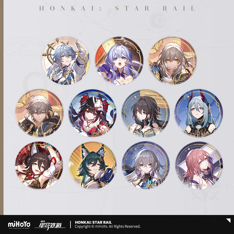 Badge [Honkai: Star Rail] - Character - Path of the Harmony (plusieurs modèles)