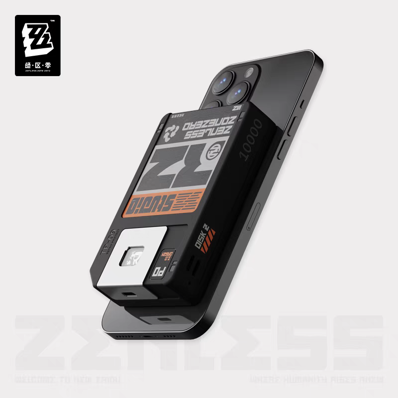 Batterie Externe Portable 10000 mAh avec Charge Sans Fil et Type C [ZZZ Zenless Zone Zero] - Fast Charge Series