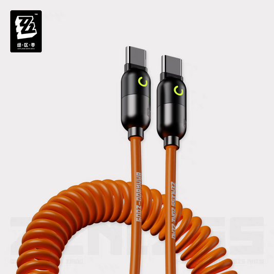 Cable de chargement torsadé 1.8m Type C et Lightning [ZZZ Zenless Zone Zero] - Fast Charge Series