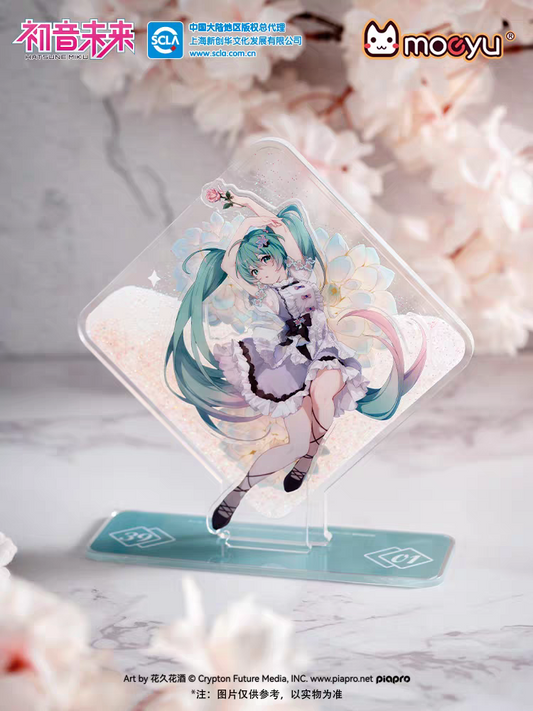 Glitter Acrylic Stand [Vocaloid] Hatsune Miku - Language of Flowers