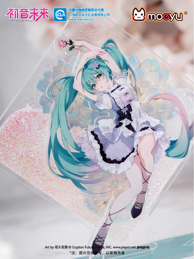 Glitter Acrylic Stand [Vocaloid] Hatsune Miku - Language of Flowers