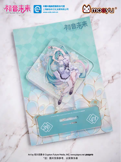 Glitter Acrylic Stand [Vocaloid] Hatsune Miku - Language of Flowers