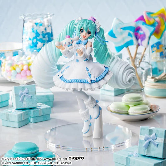 Cinnamoroll - Piapro Characters - Hatsune Miku - Hatsune Miku x Cinnamoroll - Luminasta - White Dress Ver.