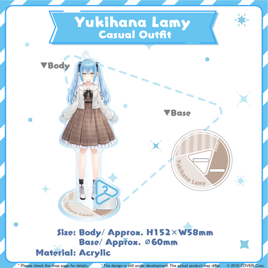 Acrylic Stand [Hololive Production] Yukihana Lamy Casual Outfit ver. - hololive closet