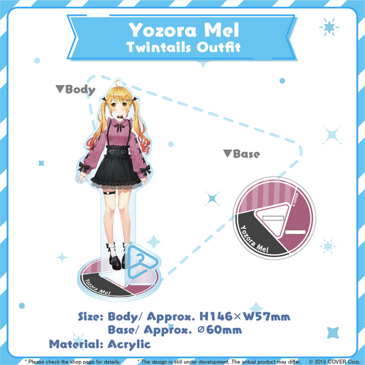 Acrylic Stand [Hololive Production] Yozora Mel Twintails ver. - hololive closet